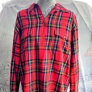 Ralph Lauren Plaid Loungewear-Med.